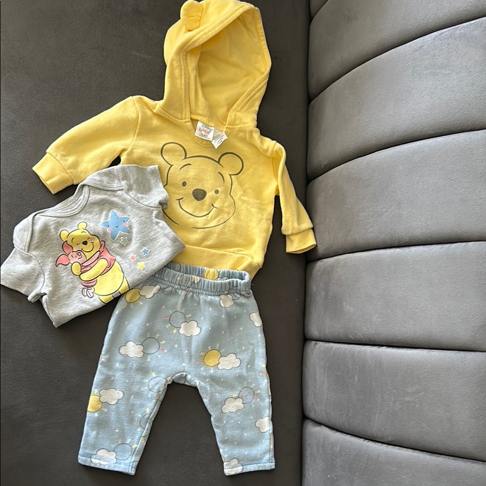 Disney Yellow Winnie the Pooh Hoodie